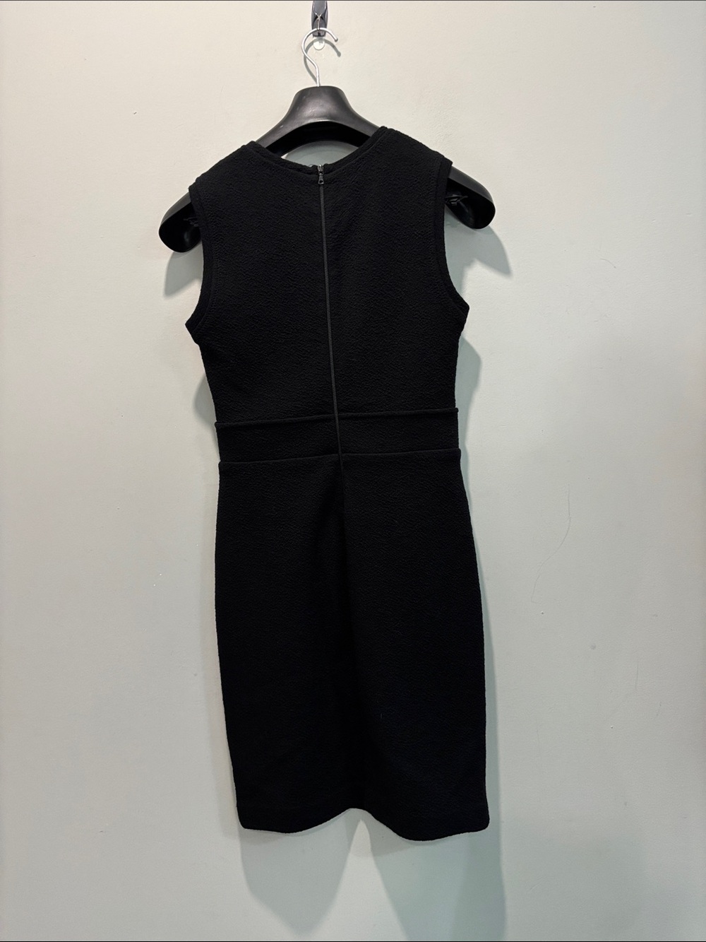 Judith & Charles Merino Wool Black Sleeveless Sheath Mini Dress Size 8 - Picture 7 of 14